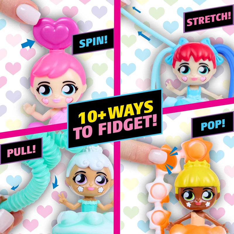 واو وي Fashion Fidgets Dolls - دمية لعبة حسية لتخفيف القلق والتوتر للأطفال - لعبة فيدجيت (إصدار 2023) - Image 2